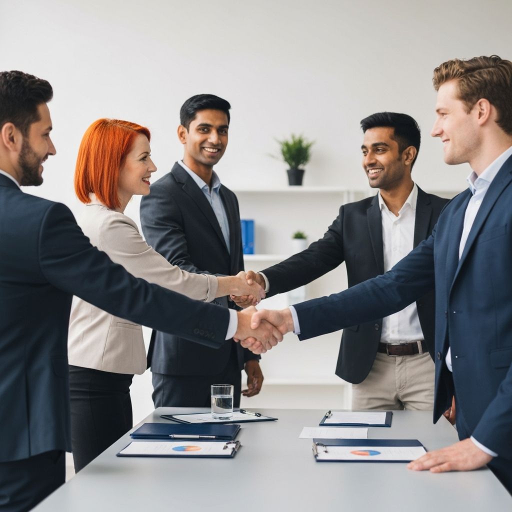 Professional business meeting